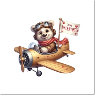 Valentine Love Bear Posters and Art